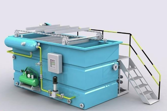 氣浮機選型，溶氣氣浮機，溶氣氣浮機定制-樂中環(huán)保