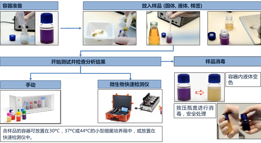 微生物快速檢測系統(tǒng)檢測流程